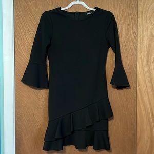 Black long sleeved dress